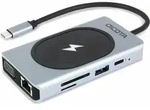 DICOTA - Dockingstation - USB-C - VGA, HDMI - Schwarz/Silber