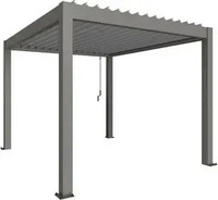 Biohort B489230, Pergola Biohort 3x3,5 inkl. beweglichen, isolierten Lamellendach