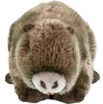 Kuscheltier Nutria liegend braun 22 cm Biber - Braun
