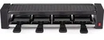 alpina Grill und Raclette Set 800 W - Antihaftbeschichtung - Edelstahl - Leicht Zu