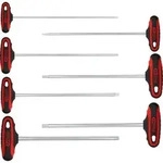 KS Tools ERGOTORQUEplus T-Griff RIBE Winkelstiftschl&uuml;ssel-Satz, 7-tlg. M4-M10