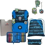 DerDieDas ErgoFlex Tiny Exklusiv Superflash Schulranzenset 5-teilig Blue Robot blau -
