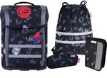 McNeill Schulranzen Ergo Perfecto Marvel Schoolbag Set 5-teilig Spider Man II schwarz