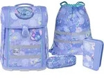 McNeill Schulranzen Ergo Perfecto Disney Schoolbag Set 5-teilig Stitch II...