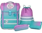 McNeill McNeill Schulranzen-Set PERFECTO 5tlg. - Gradient Blueberry - Blau