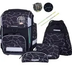 Schneiders Schulranzen Ergolite Set 9-teilig Dark Hunter schwarz - Schwarz