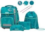 SCHNEIDERS Schulranzen-Set Ergolite Aqua Love Kunstfaser t&uuml;rkis - Blau