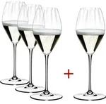 RIEDEL 5884/28-1 PERFORMANCE Champagnerglas VORTEILSSET - KAUF 4 ZAHL 3 - Violett