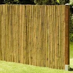 Bambus Sichtschutz 180x180 cm (HxB) DELUXE Bambusmatte | Gartenzaun Balkon