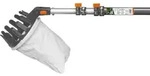 Bradas Obstpfl&uuml;cker mit Teleskopstiel silber / orange ausziehbar