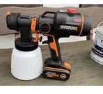 Farbspr&uuml;hger&auml;t Worx WX020.9, ohne Akku und Ladeger&auml;t