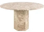 Naxos Esstisch 130x130cm Braun. - Braun