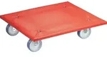 WAGNER Transporthilfe ANTI-RUTSCH - 59 x 49 x 14 cm, Bespannung & Rollen ultrasoft &Oslash;