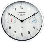 Falkenberg & S&ouml;hne Funkwanduhr Lautlos ohne Ticken japanisches Quarzuhrwerk 25 cm