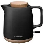 Concept RK0086 Keramik-Wasserkocher Elegant 1 l schwarz - Schwarz