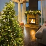 LED Baummantel Draht Lichterkette - Baumbeleuchtung - 12 Str&auml;nge - 1,8m -...