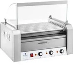 Rollgrill mit Deckel und W&auml;rmeschublade f&uuml;r Br&ouml;tchen 16 HotDog W&uuml;rstchen 2200W