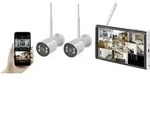 Sygonix SY-6330458 Funk-&Uuml;berwachungskamera-Set 8-Kanal mit 2 Kameras 1920 x...