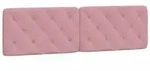 vidaXL Kopfteil-Kissen Rosa 180 cm Samt - Rosa