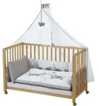 roba Roombed, Babybett 60x120 cm Jumbotwins, Beistellbett zum Elternbett mit