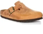 Birkenstock Boston Bs In Cognac | Regular Fit &ndash; 8 UK - 42 EU - 11/11.5F & 9/9.5M US