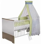 Schardt Kombi-Kinderbett Eco Plus 70x140 cm - Farbe: Braun/Wei&szlig;; 04 551 09 02 -