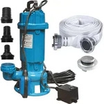 IBO Wasserpumpe FURIATKA F&auml;kalienpumpe 1500 W Schlauch 20 m und Storz Kupplung...