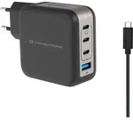 Conceptronic ALTHEA18B 4-Port 100W GaN USB PD Charger - Schwarz