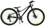 Volare Gradient Kinderfahrrad - Jungen - 26 Zoll - Schwarz Gelb Gr&uuml;n - 7 G&auml;nge -