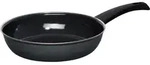 RIESS 0042-003 RIESS Emaille Ceramicglas Pfanne Nouvelle 24 cm, Dark Grey /