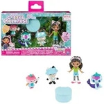 Gabby's Dollhouse Dreamworks - Camping Figuren Set, Gabby mit 3 Katzenfiguren, 3