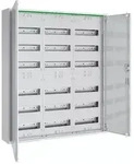 ABN Feldverteiler AP T:160mm mit Vollt&uuml;r 3x6-reihig Komplettschrank REG ABNRM306R01