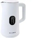 KLAMER Edelstahl Wasserkocher mit Temperatureinstellung 40-100&deg;C,...