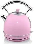 SWAN SK14630PNEU Retro Elektrisch Wasserkocher 1,8L Vintage Abschaltautomatik