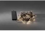Konstsmide - LED Lichterkette, mit an/aus Schalter und 6h Timer, mit 8 Funktionen und