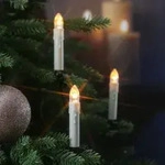 LED Kerzenlichterkette - 16 Christbaumkerzen - Weihnachtsbaumlichterkette - L:...