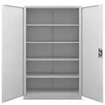 B&uuml;roschrank Aktenschrank XXL Metallschrank Fl&uuml;gelt&uuml;ren Stahlblech
