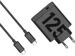 Motorola TurboPower 125W, Drinnen, AC, 1 m, Schwarz - Schwarz