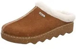 Rohde Damen Hausschuh Leder Pantoffel Plateau Schurwollfutter Foggia-D 6125,