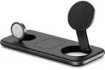 Satechi Qi2 Trio, Drinnen, USB, Kabelloses Aufladen, 1,02 m, Grau - Grau
