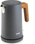 Domo Wood You, 1,7 l, 2200 W, Grau, Wasserstandsanzeige, &Uuml;berhitzungsschutz,