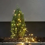 LED Lichterkette - 500 ultra warmwei&szlig;e LED - 8 Funktionen - L: 25m - Trafo -...