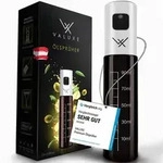 RVS Olieverstuiver mit UV-Schutzglas und Spr&uuml;hfilter, 1-Liter, Wei&szlig; - Bunt