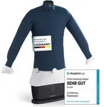 CLEANmaxx B&uuml;gler mit Timerfunktion f&uuml;r Hemden & Blusen - silber/schwarz -