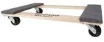 Toolland Robuster M&ouml;belroller mit extra gro&szlig;er Holzplattform 76 x 46 cm, 4