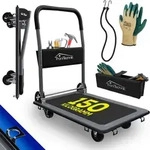 TroniTechnik&reg; Transportwagen Plattformwagen klappbar, 150 kg Tragkraft mit
