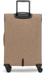 Redolz Essentials 12 MEDIUM 4-Rollen Trolley 67 cm mit Dehnfalte - Braun
