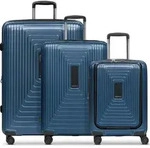 REDOLZ mit Laptopfach Essentials 14 Trolley Set 3-teilig ( S Exp. Front Pocket...