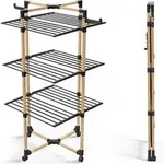 VOUNOT&reg; VOUNOT Tendedero de Pie de Torre 3 Niveles 69x136x69 cm,