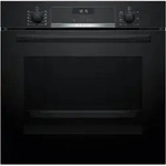 Bosch HBA517GS3, HBG537BB3 + HEZ538000, Einbau-Backofen, 60 x 60 cm, Schwarz,